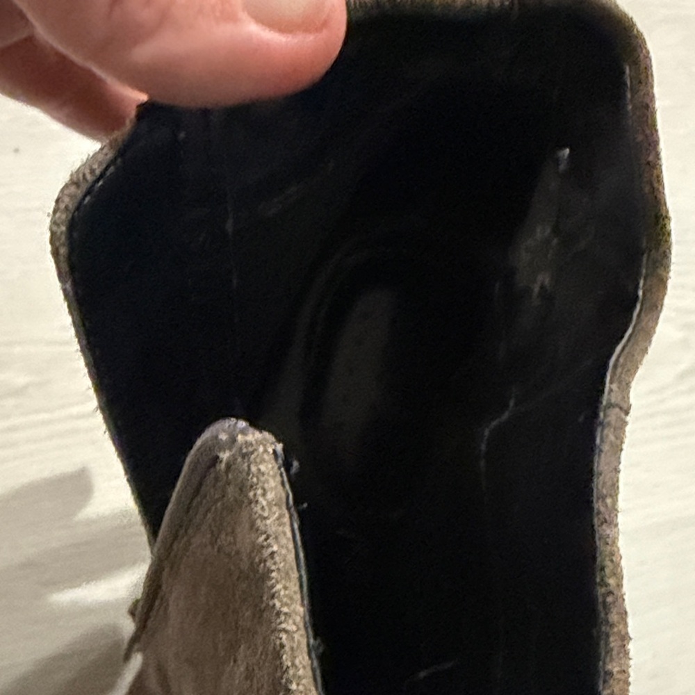 Kenneth Cole Reaction Dark Brown Suede Ankle Booties - Picture 9 of 9